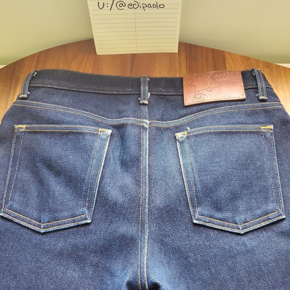 Rare  Naked and Famous Denim Broken Elephant6 Jeans  | Very Good | US 33 Weird… - Picture 5 of 14